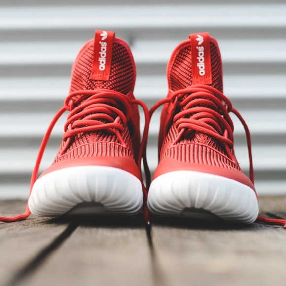 adidas tubular x primeknit red